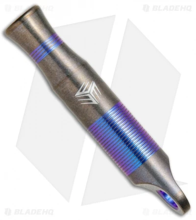 WE Knife Co. 120dB Titanium Whistle Blue A-05B 2 WE Knife Co. 120dB Titanium Whistle Blue A-05B - Image 2