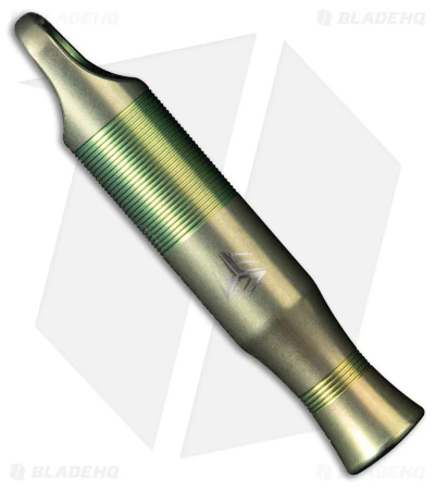 WE Knife Co. 120dB Titanium Whistle Green W/ Brown Paracord A-05CP 1 WE Knife Co. 120dB Titanium Whistle Green W/ Brown Paracord A-05CP