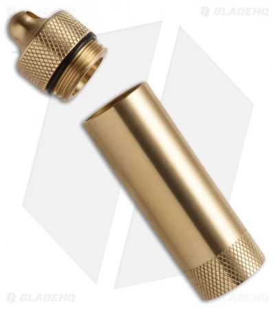 Brass Match Capsule With Compass 2 Brass Match Capsule With Compass - Image 2