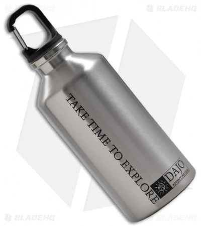 Dajo Adventure Gear Stainless Steel Water Bottle W/ Carabiner (600 Ml) 1 Dajo Adventure Gear Stainless Steel Water Bottle W/ Carabiner (600 Ml)