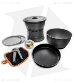 Esbit Hard Anodized Aluminum Alcohol Fuel Cookset (80 Oz.)