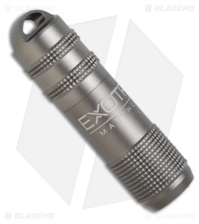 Exotac MATCHCAP Survival Matchcase & Striker Waterproof Fire Starter (Gunmetal) 1 Exotac MATCHCAP Survival Matchcase & Striker Waterproof Fire Starter (Gunmetal)