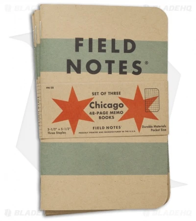 Field Notes Memo Graph 3-Pack Chicago Edition (Brown) FN-28 1 Field Notes Memo Graph 3-Pack Chicago Edition (Brown) FN-28