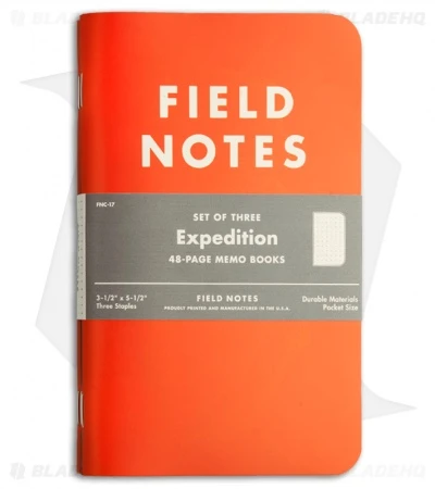 Field Notes Memo Expedition 3-Pack (Orange / Black) FNC-17 1 Field Notes Memo Expedition 3-Pack (Orange / Black) FNC-17