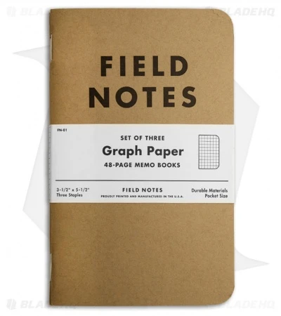Field Notes Memo Graph 3-Pack - Original Cover - (Brown) FN-01 1 Field Notes Memo Graph 3-Pack - Original Cover - (Brown) FN-01