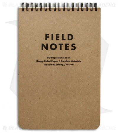 Field Notes Steno Book Gregg-Ruled - Original Cover - (Brown) FN-07 1 Field Notes Steno Book Gregg-Ruled - Original Cover - (Brown) FN-07