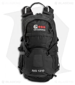 Geigerrig RIG 1210 Black Hydration Pack W/ 100 Oz. Bladder