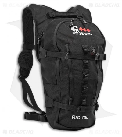 Geigerrig RIG 700 Black Ballistic Hydration Pack W/ 70 Oz. Bladder 1 Geigerrig RIG 700 Black Ballistic Hydration Pack W/ 70 Oz. Bladder