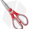8" Kitchen Shears Scissors W/ Bottle Opener (Red)