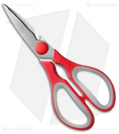 8" Kitchen Shears Scissors W/ Bottle Opener (Red) 1 8" Kitchen Shears Scissors W/ Bottle Opener (Red)