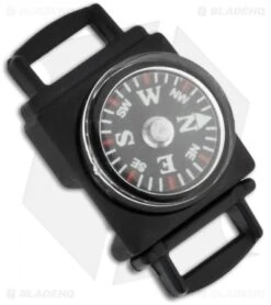 Knottology Navigator 1" Metal Compass Snap Lock Buckle (Black)