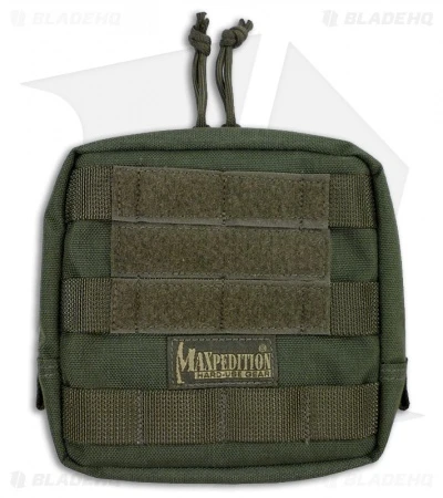 Maxpedition 6" X 6" Padded Foliage Green Pouch 0249F 1 Maxpedition 6" X 6" Padded Foliage Green Pouch 0249F