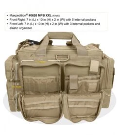 Maxpedition MPB XXL Gear Multipurpose Bag Khaki 0620K 5 Maxpedition MPB XXL Gear Multipurpose Bag Khaki 0620K -Knives And Tools maxpedition 0620k mpb xxl open