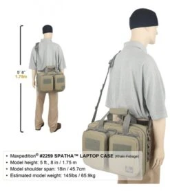 Maxpedition Spatha Laptop Case Black Bag 2259B (15") 7 Maxpedition Spatha Laptop Case Black Bag 2259B (15") -Knives And Tools maxpedition 2259b spatha black 2