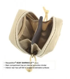 Maxpedition Barnacle Black Utility Pouch 2301B 5 Maxpedition Barnacle Black Utility Pouch 2301B -Knives And Tools maxpedition 2301f barnacle open