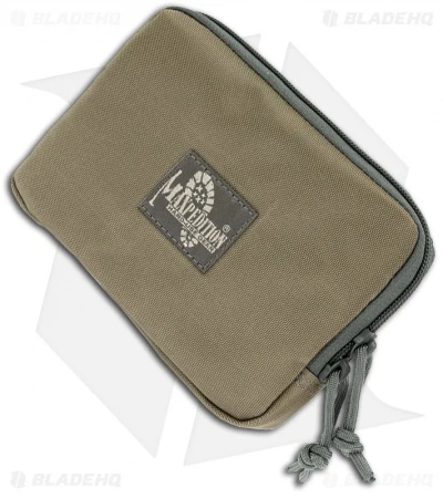 Maxpedition Hook & Loop 5" X 7" Zipper Pocket Khaki/Foliage Pouch 3525KF 1 Maxpedition Hook & Loop 5" X 7" Zipper Pocket Khaki/Foliage Pouch 3525KF