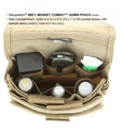 Maxpedition Monkey Combat Admin Pouch Black Bag Pouch 9811B 6 Maxpedition Monkey Combat Admin Pouch Black Bag Pouch 9811B -Knives And Tools maxpedition 9811g monkey combat admin detail