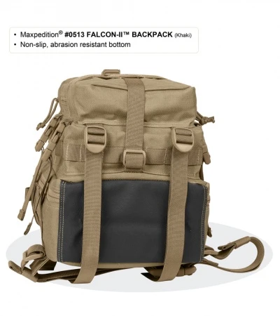 Maxpedition Falcon II Khaki-Foliage Assault Backpack Hydration 0513KF 6 Maxpedition Falcon II Khaki-Foliage Assault Backpack Hydration 0513KF - Image 6