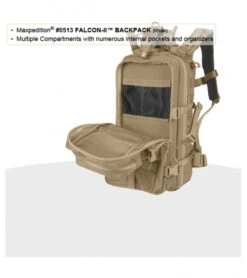 Maxpedition Falcon II Black Assault Backpack Hydration 0513B 16 Maxpedition Falcon II Black Assault Backpack Hydration 0513B -Knives And Tools maxpedition falcon ii od green khaki khaki foliage 7 1
