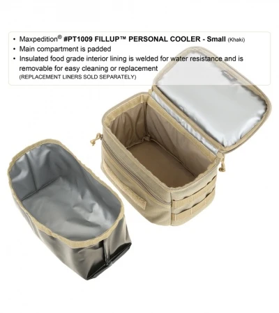 Maxpedition FillUp Personal Cooler Small Black PT1009B 2 Maxpedition FillUp Personal Cooler Small Black PT1009B - Image 2