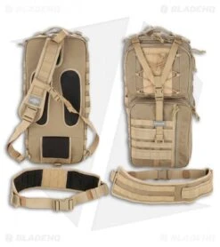 Maxpedition Pecos Gearslinger Large Shoulder Sling Pack CCW Bag Khaki PT1062K 8 Maxpedition Pecos Gearslinger Large Shoulder Sling Pack CCW Bag Khaki PT1062K -Knives And Tools maxpedition pt1062k back cm