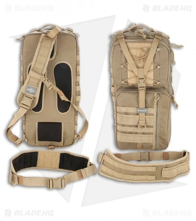 Maxpedition Pecos Gearslinger Large Shoulder Sling Pack CCW Bag Khaki PT1062K 4 Maxpedition Pecos Gearslinger Large Shoulder Sling Pack CCW Bag Khaki PT1062K - Image 4