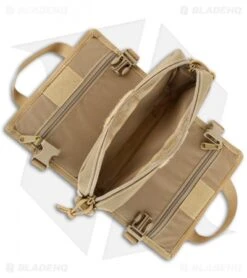 Maxpedition Small TripTych Organizer Bag/Pouch Khaki PT1180K 6 Maxpedition Small TripTych Organizer Bag/Pouch Khaki PT1180K -Knives And Tools maxpedition pt1180 open cm