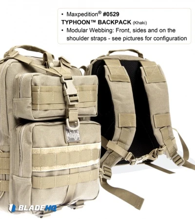 Maxpedition Typhoon Black Backpack Hydration 0529B 2 Maxpedition Typhoon Black Backpack Hydration 0529B - Image 2
