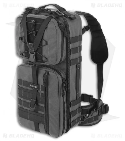 Maxpedition Pecos Gearslinger Large Shoulder SlingPack CCW Bag Wolf Gray PT1062W 1 Maxpedition Pecos Gearslinger Large Shoulder SlingPack CCW Bag Wolf Gray PT1062W