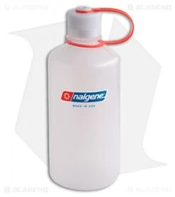 Nalgene Tranz Narrow Mouth Translucent Frost Bottle W/ Gray Cap (32 Oz)