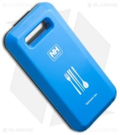 Nature Hike Four Piece Tableware Set W/ Blue Case Chop Sticks -Knives And Tools naturehike tableware box closed cm