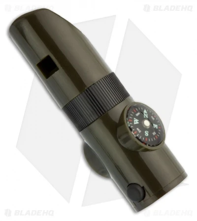 NDUR 7-in-1 Survival Whistle Olive 23030 1 NDUR 7-in-1 Survival Whistle Olive 23030