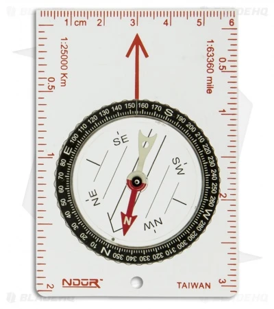 NDUR Small Map Compass W/ Base Plate 51510 1 NDUR Small Map Compass W/ Base Plate 51510