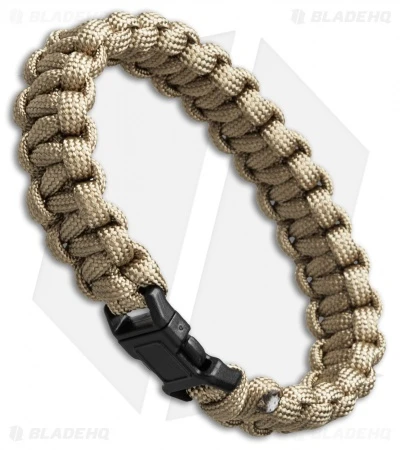 S.E. 7 Strand Survival Paracord Bracelet - Tan 1 S.E. 7 Strand Survival Paracord Bracelet - Tan
