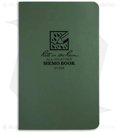 Rite In The Rain Field Flex Pocket Memo 3.5" X 5" Notebook (Green) #954 1 Rite In The Rain Field Flex Pocket Memo 3.5" X 5" Notebook (Green) #954