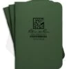 Rite In The Rain Mini Stapled 3.25" X 4.5" Notebook 3-Pack (Green) #971FX-M