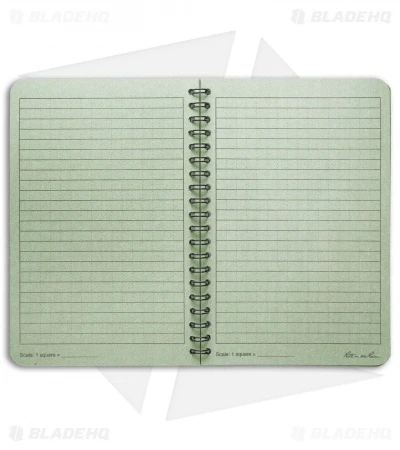 Rite In The Rain Side Spiral 4.5" X 7" Notebook (Green) #973 2 Rite In The Rain Side Spiral 4.5" X 7" Notebook (Green) #973 - Image 2