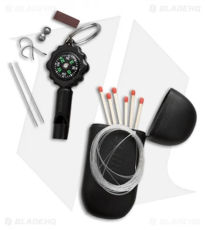 Schrade Black Accessory Survival Kit (SCSK1) 1 Schrade Black Accessory Survival Kit (SCSK1)