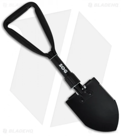 SOG Entrenching Tool Folding Shovel (Black) F08-N 1 SOG Entrenching Tool Folding Shovel (Black) F08-N