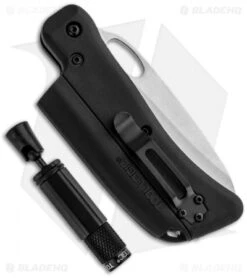 Tool Logic SL Pro 2 Folding Knife Firestarter W/ Flashlight (3" Satin Serr) SLP2 5 Tool Logic SL Pro 2 Folding Knife Firestarter W/ Flashlight (3" Satin Serr) SLP2 -Knives And Tools tool logic sl1 survival light knife whistle serr open