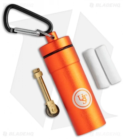 UST Stoke Kit Fire Starter & Tinder Orange Metallic 1 UST Stoke Kit Fire Starter & Tinder Orange Metallic