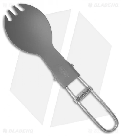 Vargo Titanium Folding Spork (Bead Blast) 1 Vargo Titanium Folding Spork (Bead Blast)