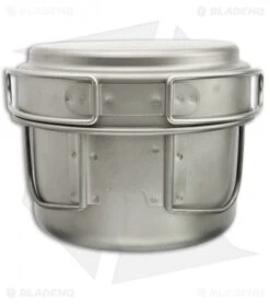 Vargo Ti-Boiler Titanium Pot/Mug & Lid/Pan Double Boiler (0.9 + 0.4 Liters) 8 Vargo Ti-Boiler Titanium Pot/Mug & Lid/Pan Double Boiler (0.9 + 0.4 Liters) -Knives And Tools vargo titanium ti boiler