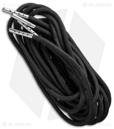 Wasatch Outdoors 48" Fire Starter Paracord Survival Laces (Black) 1 Wasatch Outdoors 48" Fire Starter Paracord Survival Laces (Black)
