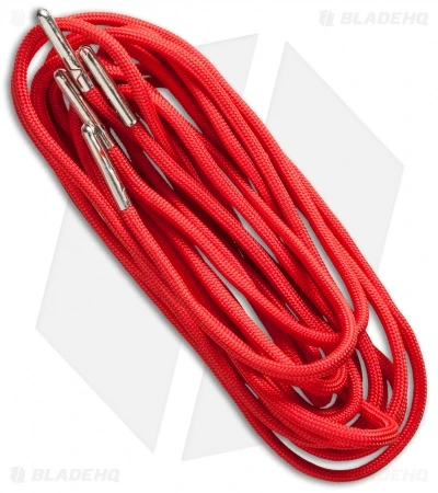 Wasatch Outdoors 64" Fire Starter Paracord Survival Laces (Red) 1 Wasatch Outdoors 64" Fire Starter Paracord Survival Laces (Red)