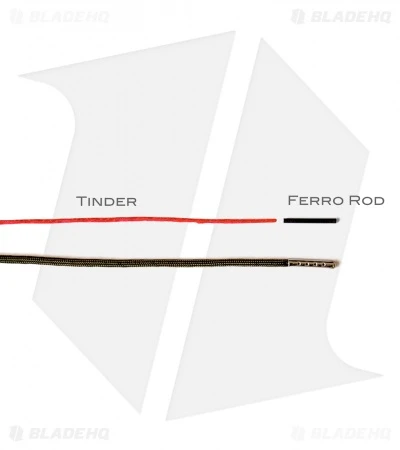 Wasatch Outdoors 54" Fire Starter Paracord Survival Laces (OD Green) 2 Wasatch Outdoors 54" Fire Starter Paracord Survival Laces (OD Green) - Image 2