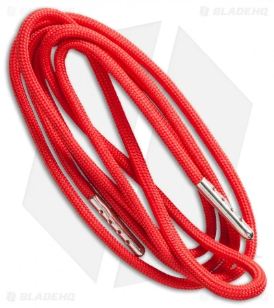 Wasatch Outdoors Survival Fire Starter Paracord Hoodie Cord (Red) 1 Wasatch Outdoors Survival Fire Starter Paracord Hoodie Cord (Red)